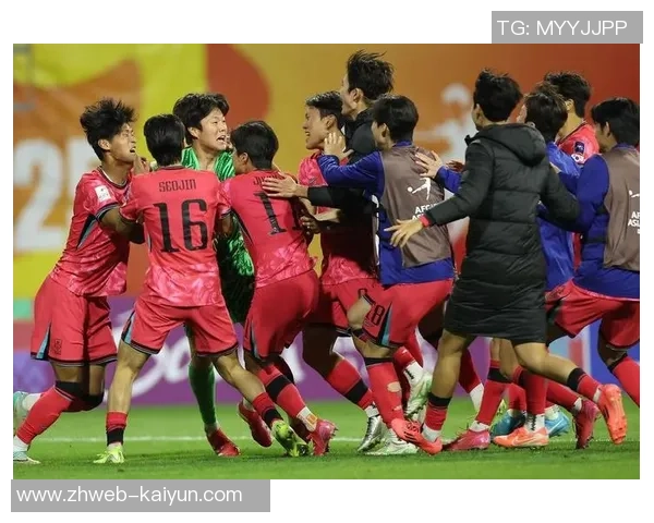 亚青赛精彩对决韩国队挑战中国队争夺亚洲青年足球荣誉